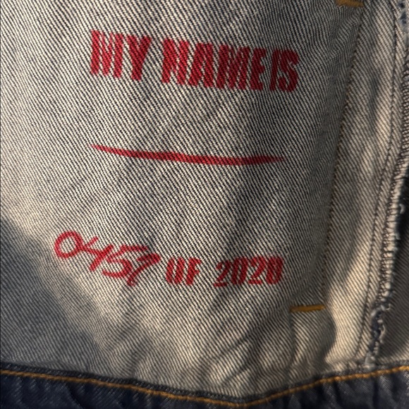 Levi's Blue Ex-Boyfriend Trucker Jacket The Handmaid’s Tale X Levi’s - Picture 3 of 5